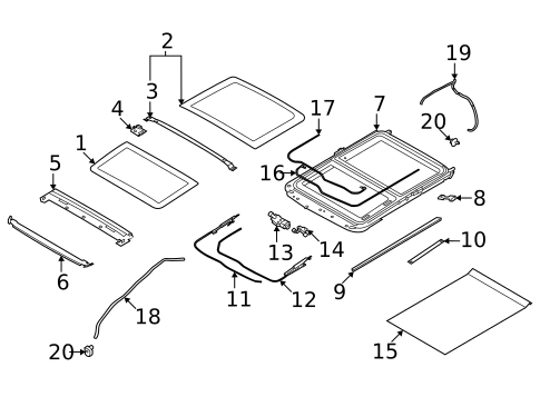Sunroof for 2023 Nissan Rogue #0