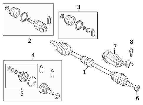 Drive Axles for 2019 Hyundai Elantra #1