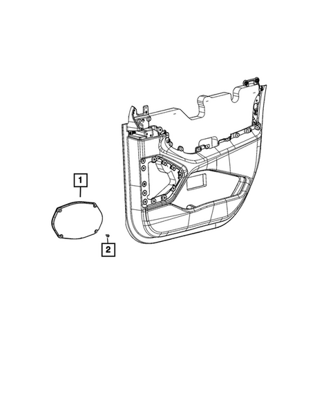 Radio, Antenna, Speakers, DVD, and Video systems for 2025 Jeep Grand Cherokee #6
