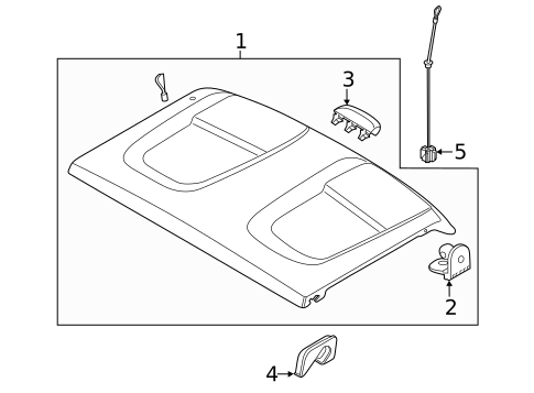 Interior Trim - Rear Body for 2022 Volvo C40 Recharge #1