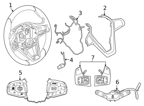 Steering Wheel & Trim for 2023 BMW i4 #1