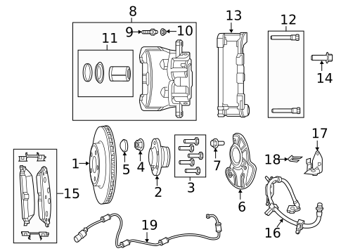 Brake Components for 2021 Dodge Charger #2
