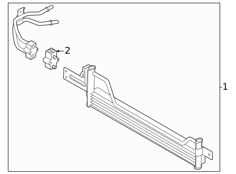 Oil Cooler for 2023 Genesis GV80 #1
