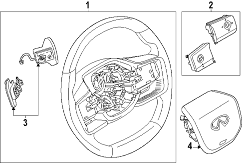 Steering Wheel & Trim for 2025 INFINITI QX80 #0