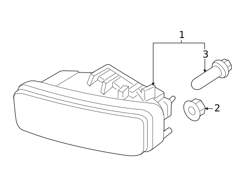 Bulbs - Chassis for 2008 Chevrolet Aveo5 #3