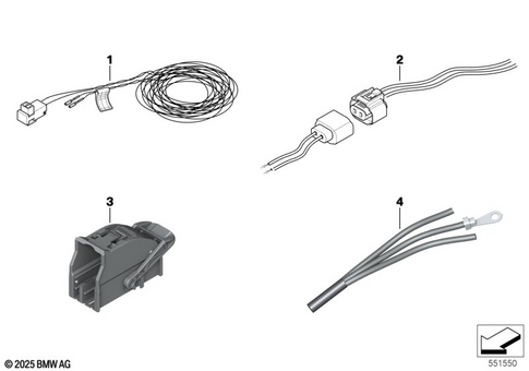 Supplementary Cable Sets for 2024 Mini Countryman SE ALL4 #4