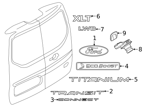 Parking Aid for 2014 Ford Transit Connect #3