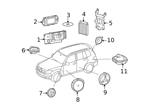 Antenna & Radio for 2021 Mercedes-Benz C63 AMG #5