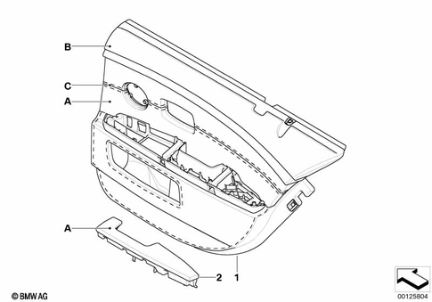 Door Trim Panels / Lateral Trim Panels for 2005 BMW 750i #0