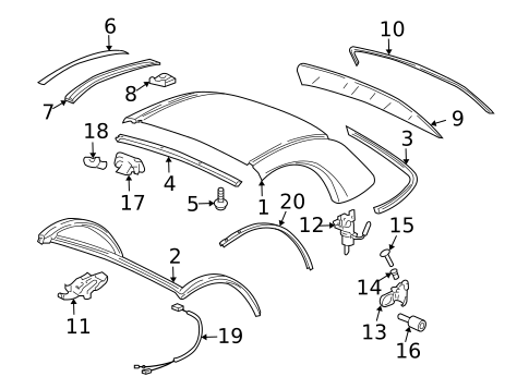 Top & Components for 2010 Porsche Boxster #0