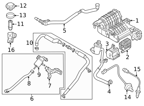 Emission Components for 2023 Kia Niro #0