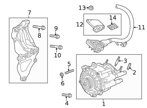 Alternator for 2013 Buick LaCrosse #0