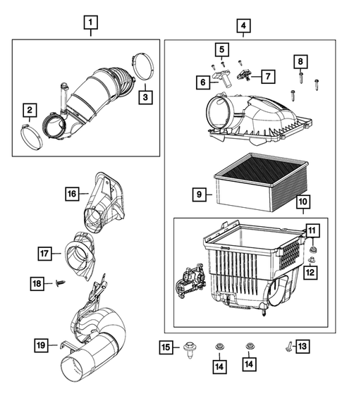 Air Cleaner for 2013 Ram 3500 #0