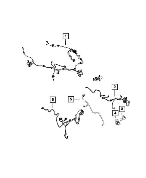 Wiring, Body and Accessories for 2019 Dodge Journey #1