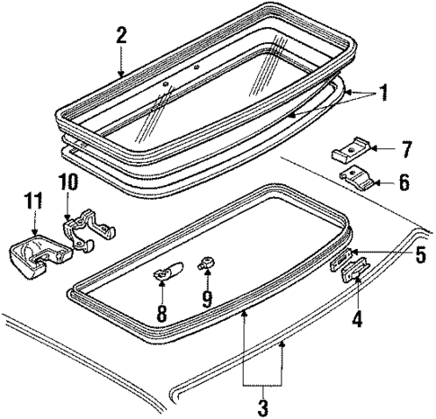 Sunroof for 1985 Ford Escort #1