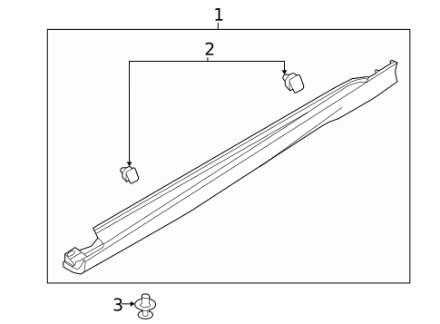 Exterior Trim - Pillars for 2018 Ford Focus #0