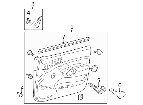 Door & Components for 2006 Toyota Tacoma #4