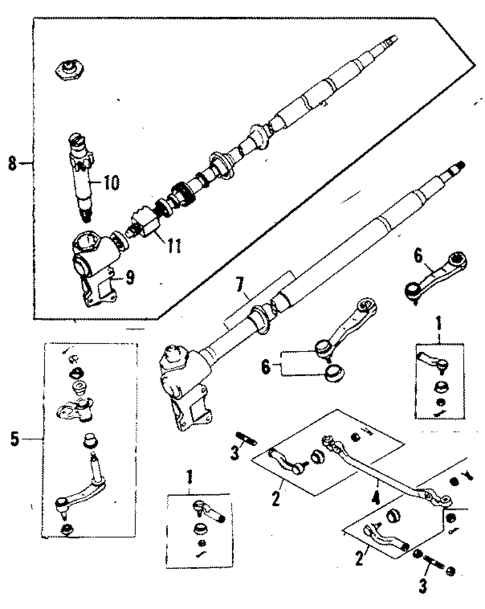 Steering Gear & Linkage for 1985 Mazda RX-7 #2