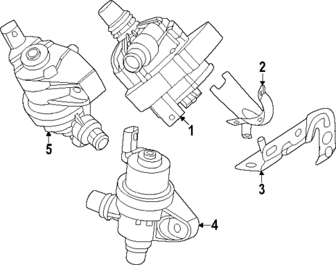 Water Pump for 2024 BMW X1 #1