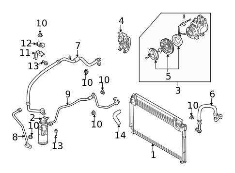 Hoses & Pipes for 2001 Kia Rio #0