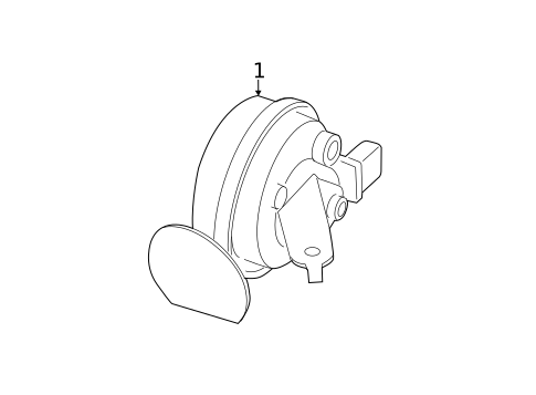 Horn for 2011 BMW 740Li #0