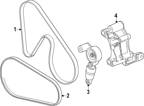 Belts & Pulleys for 2025 Chevrolet Corvette #0