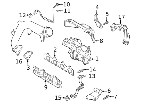 Turbocharger & Components for 2023 Kia Seltos #2
