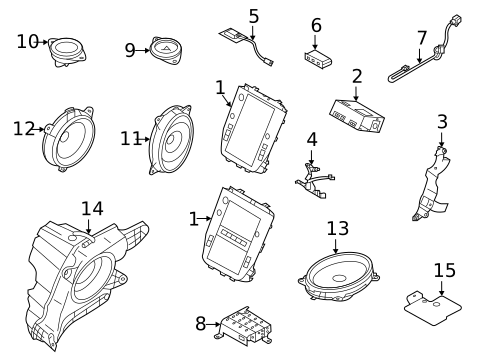 Sound System for 2022 Subaru Legacy #0