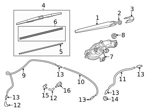 Wiper & Washer Components for 2017 Mazda 3 #1
