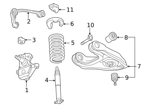 Suspension Components for 2001 Ford Expedition #0
