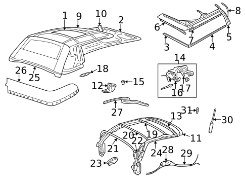 Cover & Components for 2003 Chrysler Sebring #0
