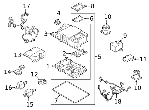 Electrical Components for 2020 Jaguar I-Pace #1