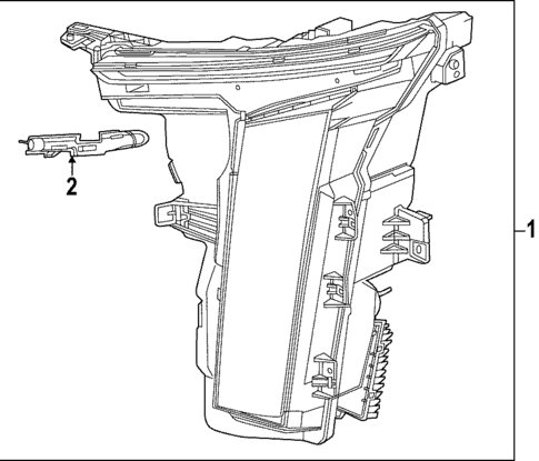 Headlamp Components for 2025 Cadillac LYRIQ #0