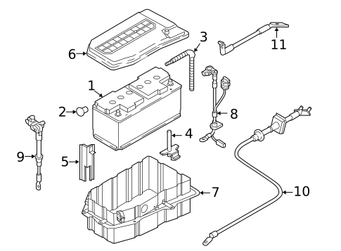 Battery for 2015 Volkswagen Touareg #3