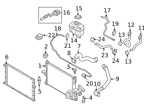Radiator & Components for 2014 Volvo XC90 #0
