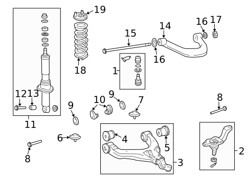 Suspension Components for 2000 Toyota Tacoma #3