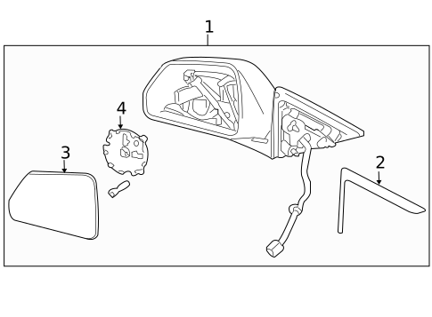 Outside Mirrors for 2010 Cadillac CTS #0