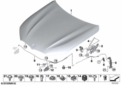 Hood for 2026 BMW BMW ALPINA B8 #0