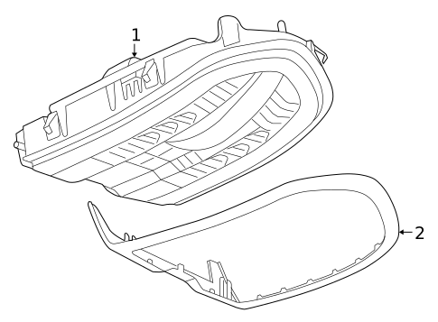 Overhead Console for 2013 Porsche Panamera #1