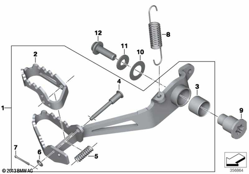 Brake Pedal, Connection Linkage for 2024 BMW-Motorrad R 1250 GS Adventure #0