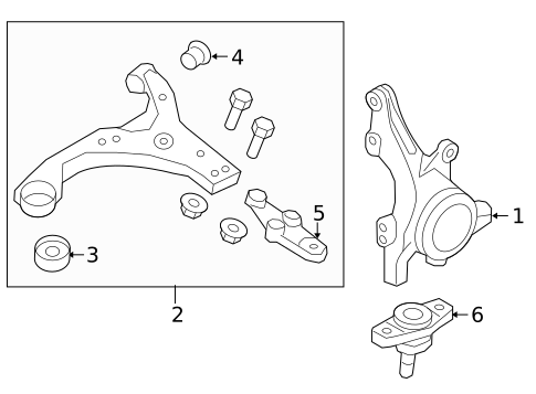 Suspension Components for 2010 Kia Optima #1