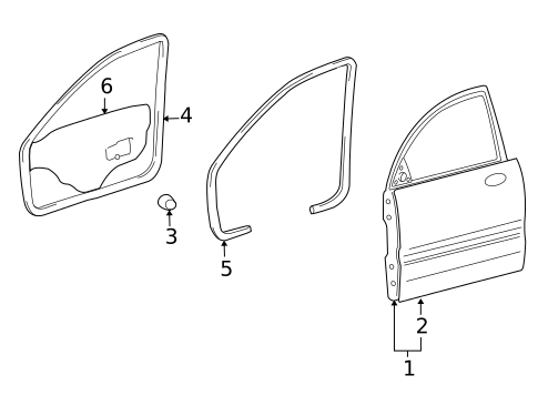 Door & Components for 2008 Kia Optima #0