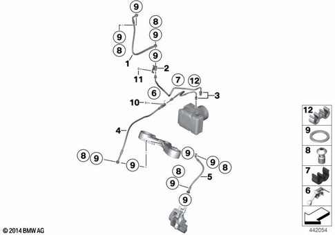 Brake Lines for 2009 BMW-Motorrad R 1200 GS Adventure #0