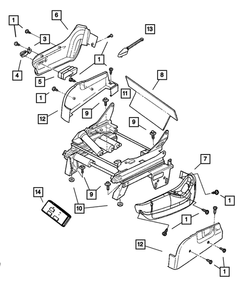 Front Seats and Attaching Parts for 2005 Chrysler Town & Country #0