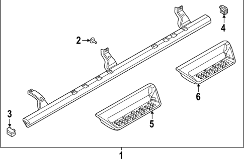 Running Board for 2022 Ford Ranger #2
