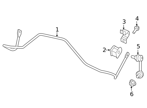 Stabilizer Bar & Components for 2014 Jeep Patriot #2