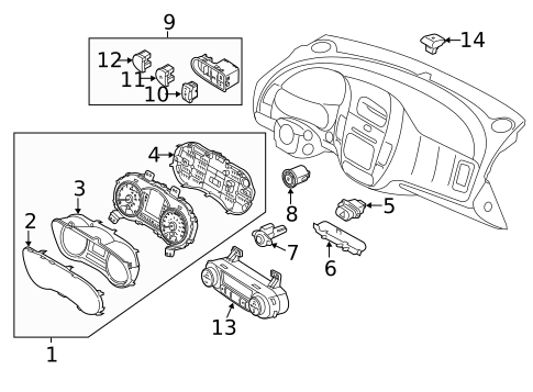 Switches for 2017 Kia Forte #1