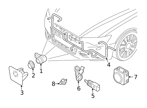 Electrical Components for 2017 Audi A6 #1