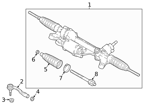 Steering Gear & Linkage for 2020 Audi S5 #0
