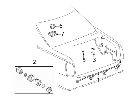 Electrical Components for 2008 Cadillac CTS #7